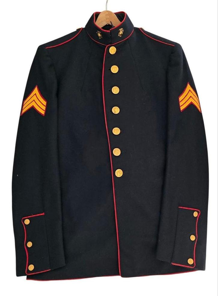 Robe bleue du Corps des Marines des États-Unis pendant la Se, Collections, Objets militaires | Seconde Guerre mondiale, Marine