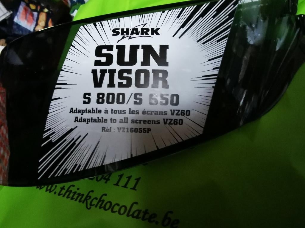 Shark zon vizier helm S 800 / S 650, Nieuw, Ophalen of Verzenden, Nieuw met kaartje, S, Shark