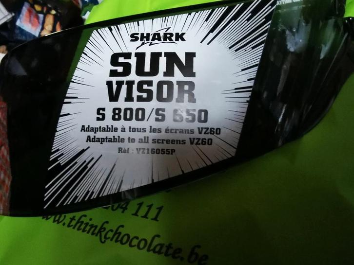 Shark zon vizier helm S 800 / S 650, Nieuw, Motoren, Kleding | Motorhelmen, S, Shark, Nieuw met kaartje, Ophalen of Verzenden