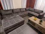 Salon zithoek/U-bank in grijs., Huis en Inrichting, Ophalen, Zo goed als nieuw, Stof, Modern