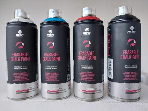 4x new cans Montana Pro Erasable Chalk Paint, Hobby en Vrije tijd, Schilderen, Ophalen