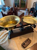 Antieke weegschaal koper, Enlèvement, Cuivre