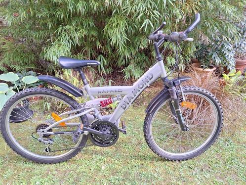 Te koop: 24 inch Diamond mountainbike met volledige vering, Fietsen en Brommers, Fietsen | Mountainbikes en ATB, Gebruikt, Heren