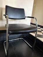 2 buisframe stoelen Uni van het italiaanse merk Sitland, Ophalen, Gebruikt, Twee, Zwart