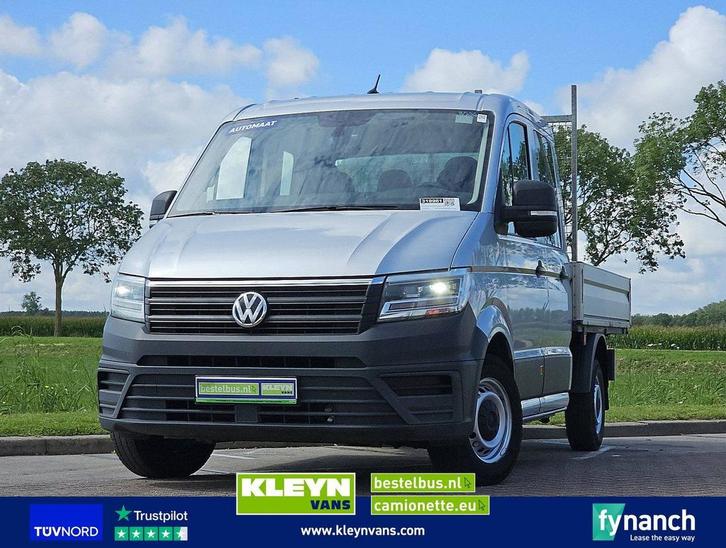 Volkswagen CRAFTER 35 2.0 Open Laadbak Dub.Cab, Auto's, Bestelwagens en Lichte vracht, Bedrijf, ABS, Airconditioning, Centrale vergrendeling