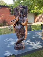 houten beeld Krishna - hardhout, Enlèvement