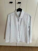 Wit hemd met blauw motiefje, Ophalen of Verzenden, Nieuw, Jongen, Overhemd of Blouse