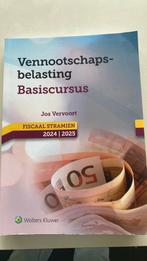 Basiscursus vennootschapsbelasting 2024-25, Ophalen of Verzenden, Zo goed als nieuw