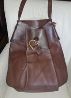 Delvaux Taupe Faust Crossbody Bag, Ophalen of Verzenden, Zo goed als nieuw, Handtas