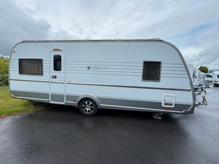 Tabbert Puccini 560 met mover,airco, nieuwevoortent, Caravans en Kamperen, Caravans, Bedrijf, tot en met 4, 1500 - 2000 kg, Rondzit