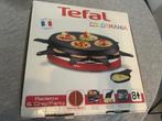 Tefal Colormania Raclette- en pannenkoekenmaker, Elektronische apparatuur, Gourmetstellen, Ophalen, Zo goed als nieuw, 8 personen of meer