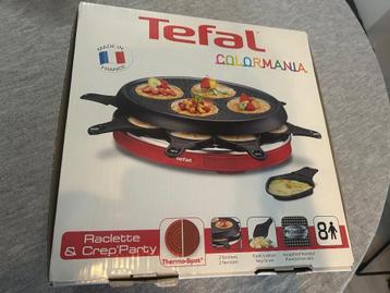 Tefal Colormania Raclette- en pannenkoekenmaker beschikbaar voor biedingen