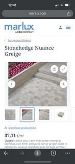 Marlux klinkers stonehedge nuance greige 20x20x6, Tuin en Terras, Tegels en Klinkers, Ophalen, Klinkers