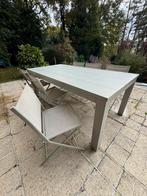 Table et 6 chaises de jardin, Jardin & Terrasse, Table à dinner, Salons de jardin, Comme neuf, 8 places