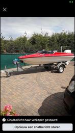 RODE SHAKESPEARE Club man speedboot met of zonder trailer!, Watersport en Boten, Benzine, 70 tot 120 pk, Buitenboordmotor, Polyester