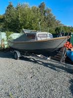 Motorboot/sloep - pleziervaartuig met boottrailer, Sports nautiques & Bateaux, Chaloupes, 3 à 6 mètres, Polyester, Enlèvement