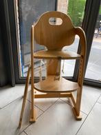 Houten meegroeikinderstoel, Kinderen en Baby's, Kinderstoelen, Ophalen, Gebruikt, Meegroeistoel, Afneembaar eetblad