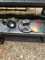 DISCO SPOT VINTAGE TANDY KLEUR ELECTRO LAMP LICHT, Ophalen of Verzenden, Gebruikt, Metaal of Aluminium, Plafondspot of Wandspot