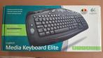 NIEUW Media Keyboard Elite van Logitech, Computers en Software, Ophalen, Multimediatoetsen, Logitech MX, Bedraad