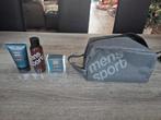 Mens sport toilettas + producten, Bijoux, Sacs & Beauté, Trousses de toilette, Enlèvement ou Envoi, Neuf, Gris, Homme