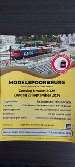 Modelspoorbeurs 8 Maart Belsele, Ophalen, Treinset, Gelijkstroom of Wisselstroom, Analoog