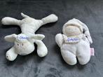 Obaibi doudou blanc + Corolle doudou avec grelot, Enlèvement ou Envoi, Utilisé