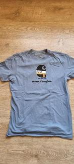 blauwe t-shirt met tekening Carhartt maat XS, Vêtements | Hommes, T-shirts, Enlèvement ou Envoi, Carhartt, Comme neuf, Bleu