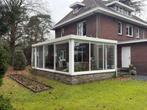 Witte aluminium veranda met dubbele deur en schuifraam, Enlèvement, Véranda