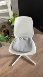 Bureaustoel met kussentje, Enlèvement, Utilisé, Blanc