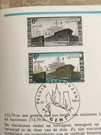 Uitgiftefolder van postzegels met speciale afstempeling., Met stempel, Gestempeld, Ophalen of Verzenden, Gestempeld