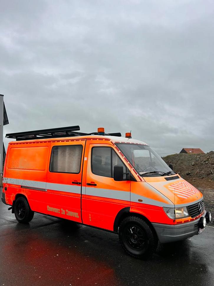 Unieke  Camper - 47.000km - Mercedes Sprinter 314 (automaat), Autos, Camionnettes & Utilitaires, Particulier, Mercedes-Benz, Essence