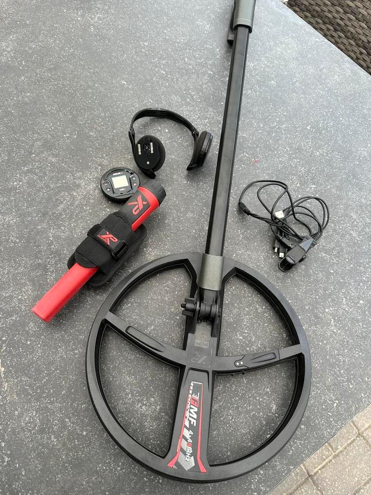 XP Deus II FMF metaaldetector + XP MI-6 pinpointer, Hobby en Vrije tijd, Metaaldetectors, Zo goed als nieuw, Meer dan 30 cm, XP