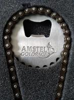 AMSTEL GOLDRACE Ketting Flessenopener., Verzamelen, Ophalen of Verzenden, Zo goed als nieuw, Reclamebord