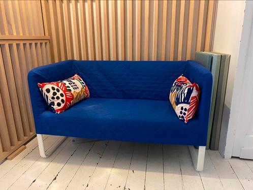 Canapé 2 places bleu roi - IKEA KNOPPARP, Maison & Meubles, Canapés | Sofas & Chaises Longues, Comme neuf, Deux personnes, Moins de 150 cm