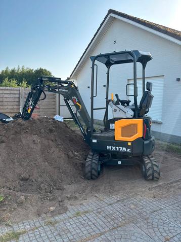 TE HUUR MINIGRAVER 1,7ton beschikbaar voor biedingen