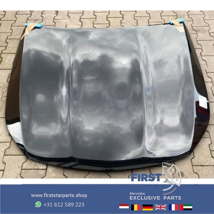 X290 GT 63 S AMG MOTORKAP ORIGINEEL Mercedes GT63S AMG 2018-, Auto-onderdelen, Carrosserie, Bumper, Mercedes-Benz, Voor, Gebruikt