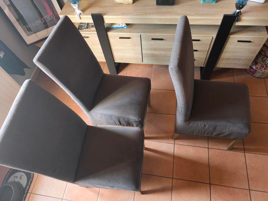 Chaise salle à manger, Enlèvement, Utilisé, Tissus, Moderne