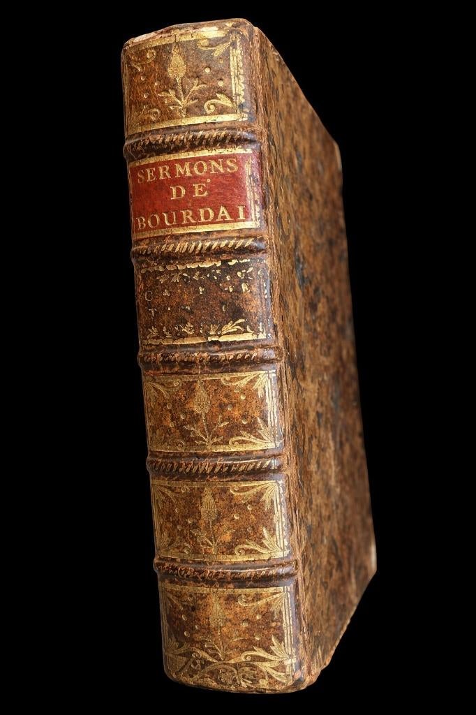 Antiek 1757 - Bourdaloue Sermons - Carême Privilège du Roi, Antiek en Kunst, Antiek | Boeken en Manuscripten, Ophalen of Verzenden