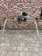 Metabo afkortzaag met DeWalt onderstel te koop, Ophalen, Gebruikt, Afkortzaag