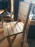 6 zeer mooie mango houten stoelen in zeer goede staat, Ophalen