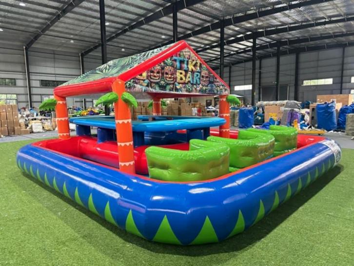 Tiki poolbar opblaasbare waterbar te huur, Hobby en Vrije tijd, Feestartikelen | Verhuur, Ophalen of Verzenden