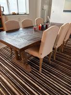 Table de salle a manger et 6 chaises  Flamant, Maison & Meubles, Enlèvement, Comme neuf