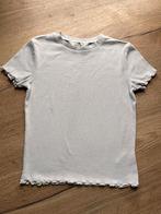 Wit shirtje, Kinderen en Baby's, Kinderkleding | Maat 158, Gebruikt, Meisje, H&M, Ophalen of Verzenden