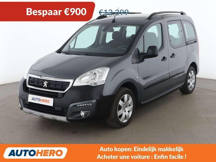 Peugeot Partner 1.6 Blue-HDi Outdoor (bj 2018), Auto's, Peugeot, Te koop, Partner, ABS, Achteruitrijcamera, Airbags, Airconditioning