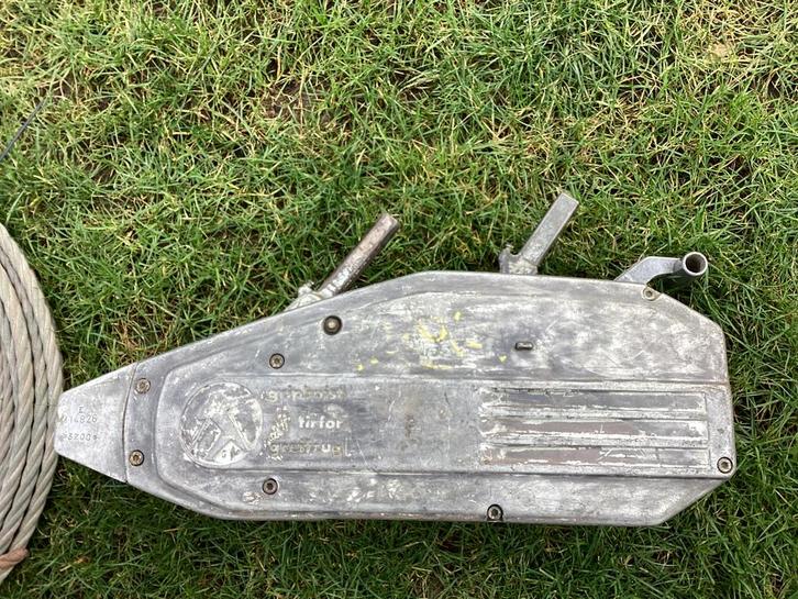 Zware tirfor staaldraadtakel tractel, Bricolage & Construction, Treuils et Palans, Utilisé, Manuelle, Enlèvement