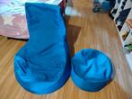 Zitzak (zie beschrijving), Huis en Inrichting, Zitzakken, Ophalen, Zo goed als nieuw, Blauw, Zitzak