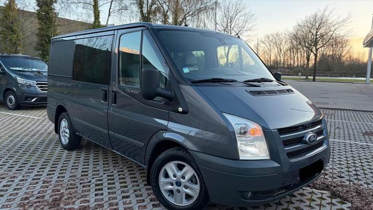 Ford Transit 2.2 Diesel – 5 persoons (Dubbele cabine), Auto's, Bestelwagens en Lichte vracht, Particulier, ABS, Airbags, Airconditioning