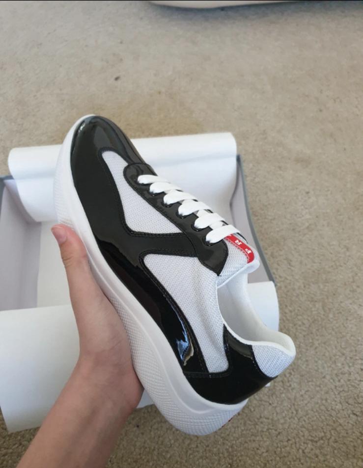 Prada Cup zwart wit, Kleding | Heren, Schoenen, Ophalen of Verzenden, Zo goed als nieuw, Wit, Sneakers