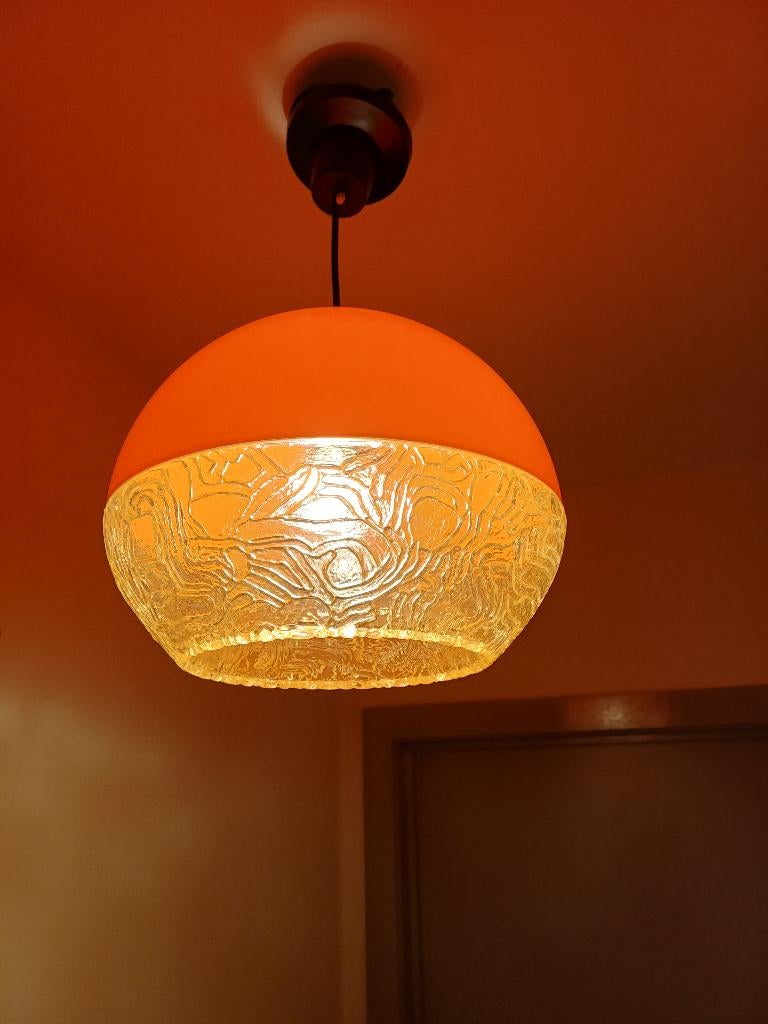 Space age lamp, Ophalen, Glas