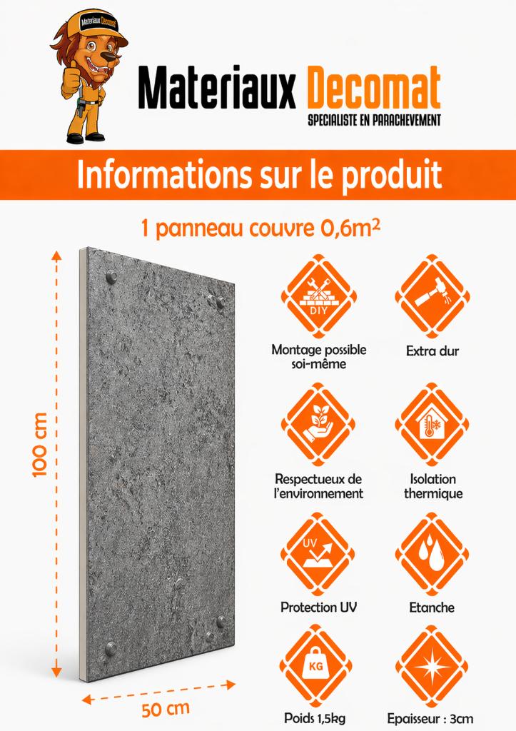 PANNEAUX MURAUX ACOUSTIQUES 3D, Doe-het-zelf en Bouw, Platen en Panelen, Nieuw, Ophalen